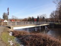 Dolní silniční most přes Divokou Orlici v obci Potštejn.