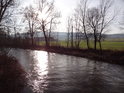 Řeka Divoká Orlice v obci Potštejn