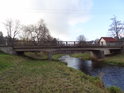 Silniční most přes Divokou Orlici pod čističkou odpadních vod v Žamberku, doprava se jede na osadu Polsko.
